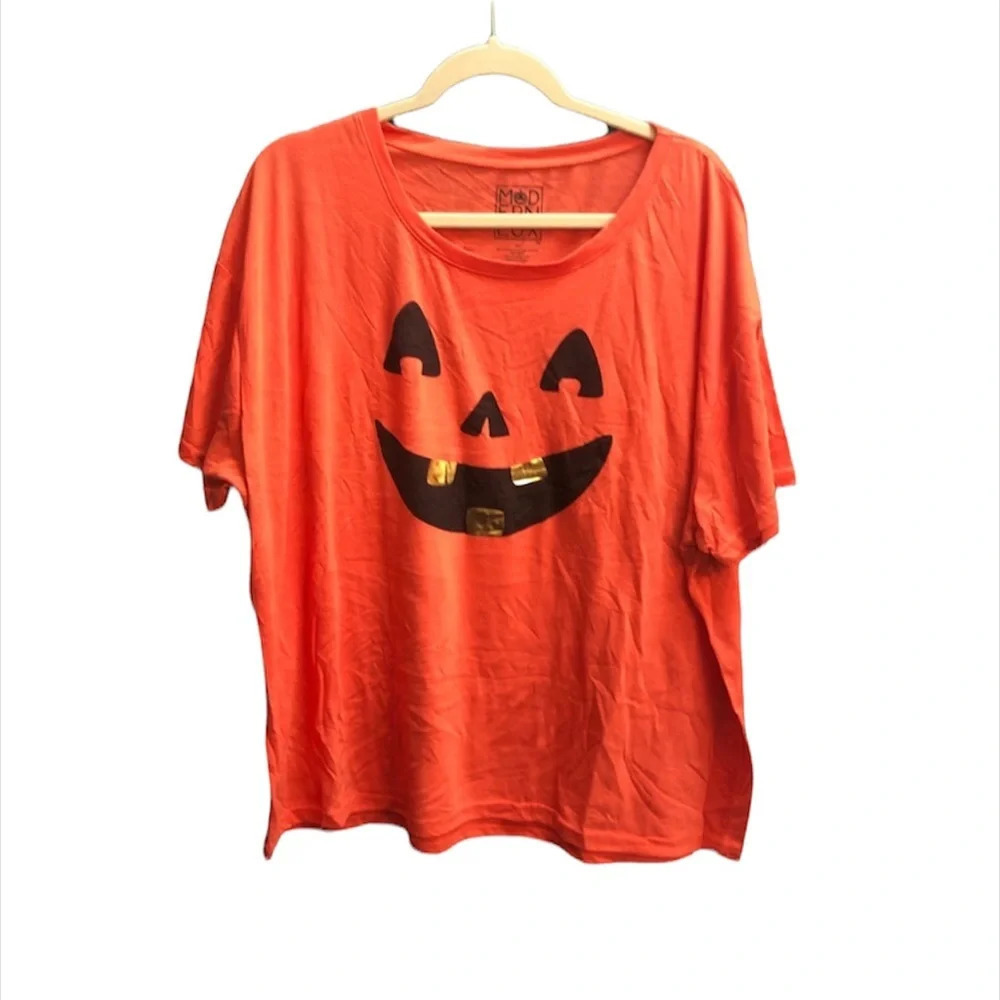 MODERN LUX JACK O LANTERN HALLOWEEN TEE